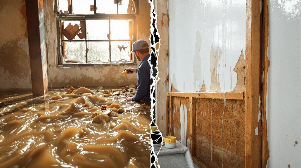 flood damage restoration steps