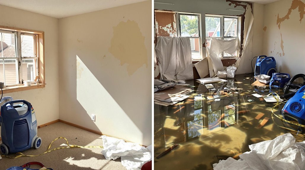 flood damage restoration steps