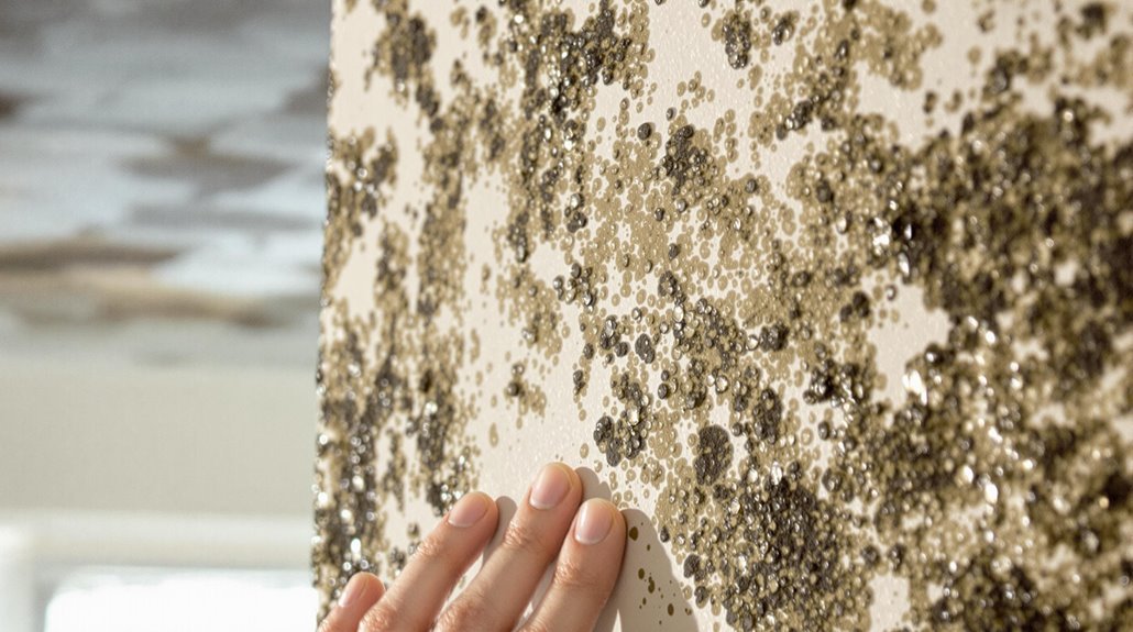 mold growth after leaks