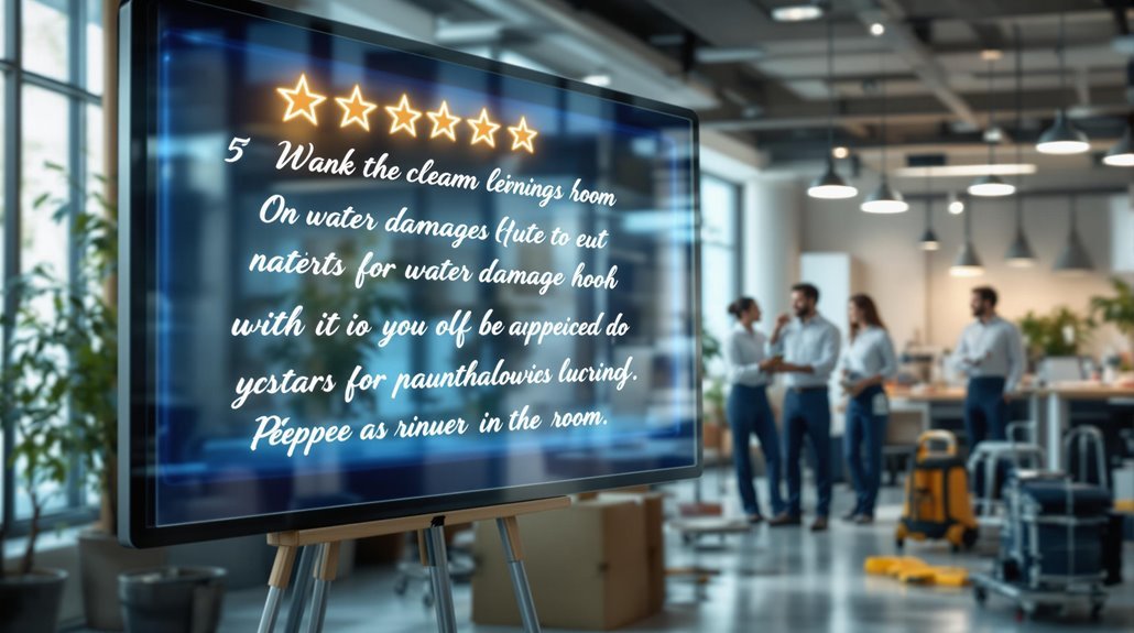 positive feedback from customers