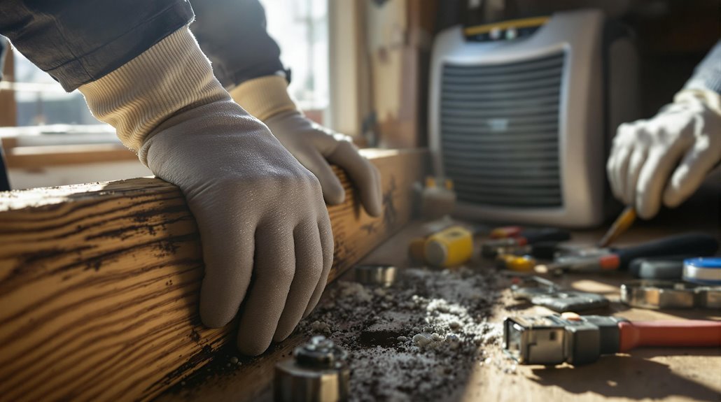 repairing water damage safely