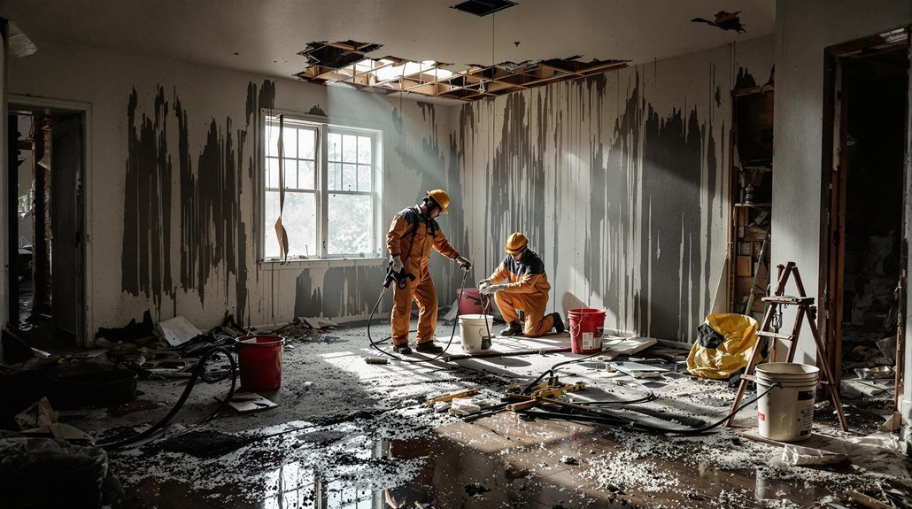 severity of water damage