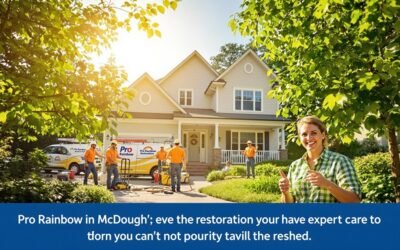 Top Reasons McDonough Residents Trust Pro Rainbow for Water Damage Restoration