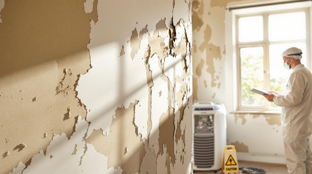 water damage evaluation process