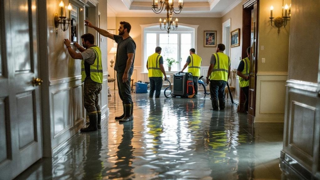 burst pipe emergency response