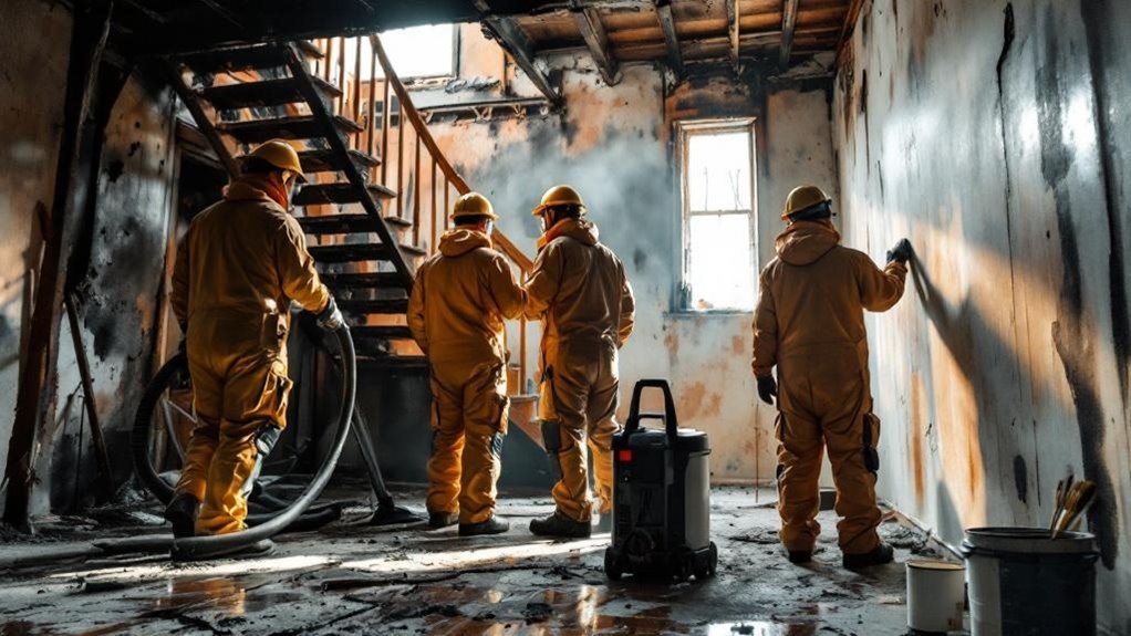 comprehensive fire damage restoration