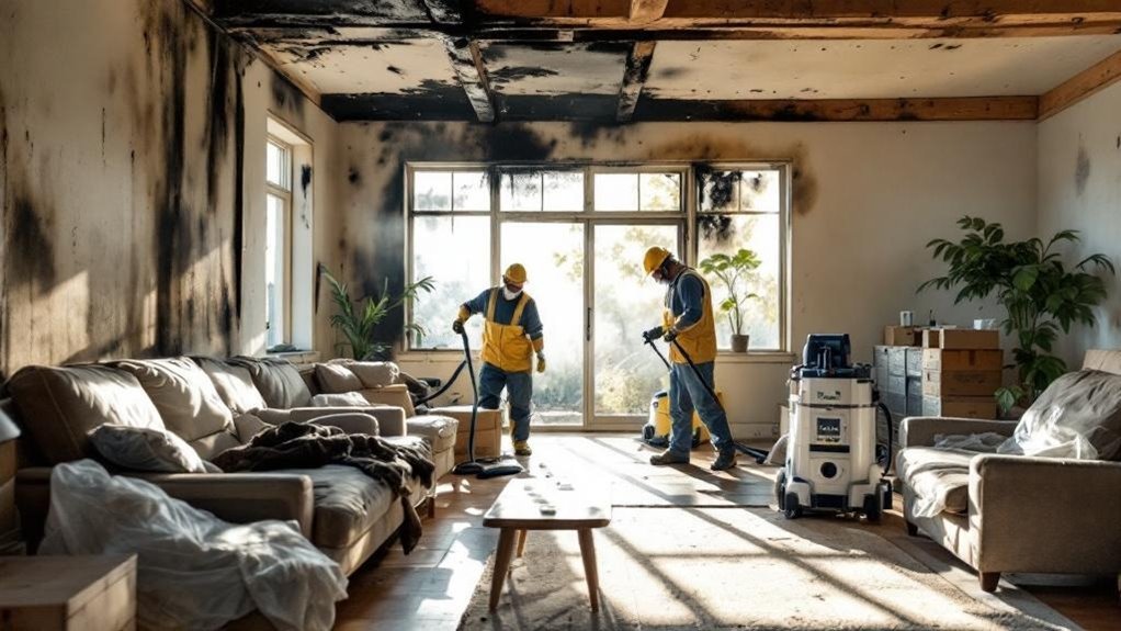 comprehensive fire damage restoration