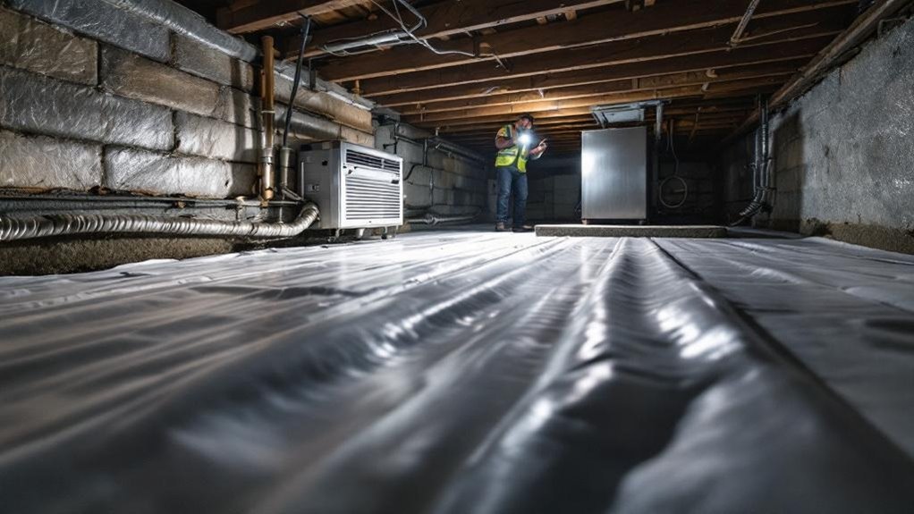 crawl space moisture prevention steps