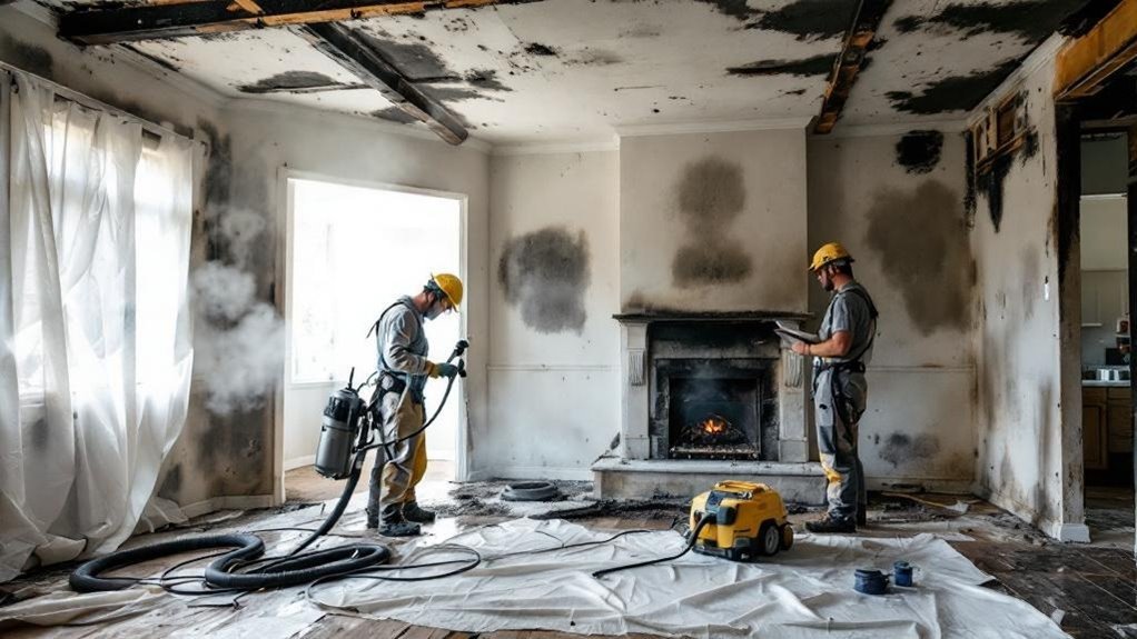 fire damage restoration process