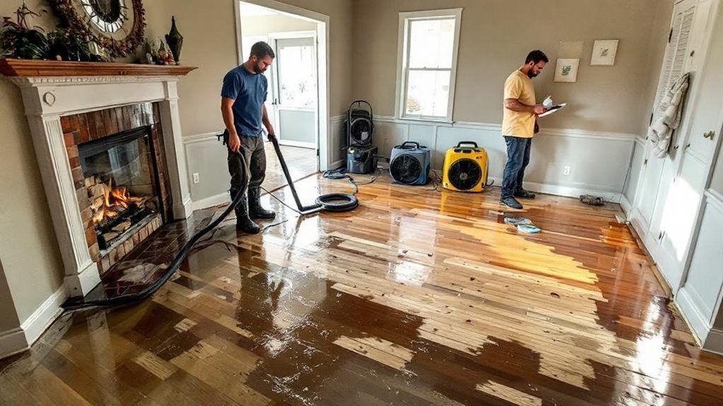 water damage remediation process